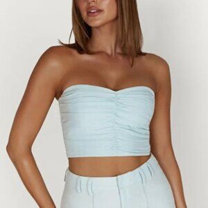 Meshki Linen Top - Small (NWT)